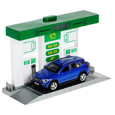 Игрушка Автозаправочная Станция с машинкой Технодрайв OILSTA-22PLGLE-GN 1